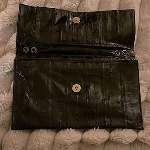 Elegant Eel Skin leather Clutch – Timeless Sophistication purse Korea​